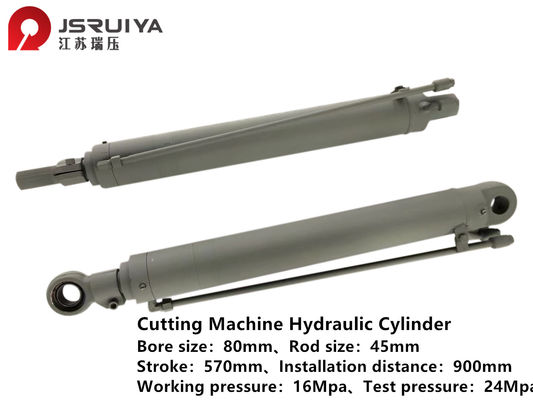 Custom Made Stone Cutting Machine Welded High Pressure  Hydraulic Cylinders