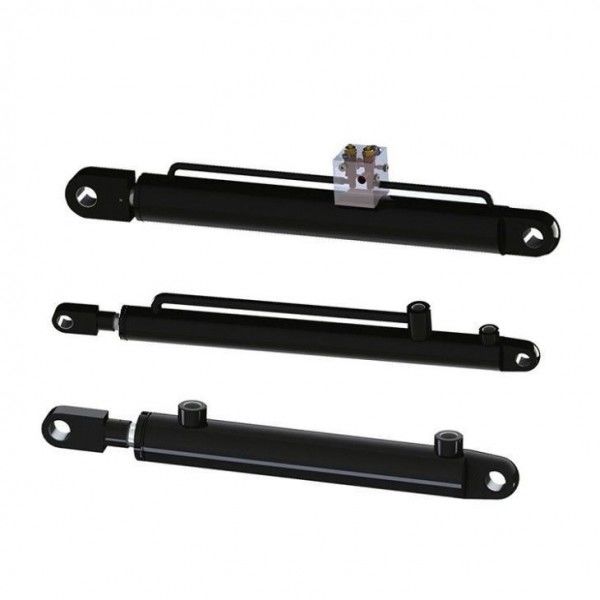 Double Acting Clevis Mount Hydraulic Cylinder Steel Welded For Construction Industries