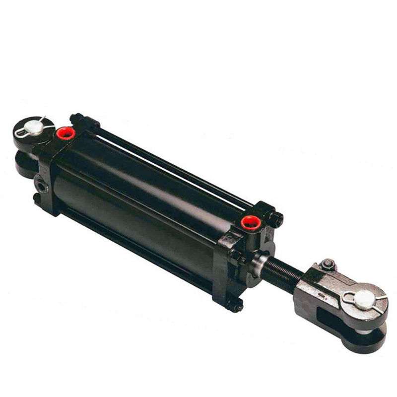 Double Acting Clevis Mount Hydraulic Cylinder Steel Welded For Construction Industries
